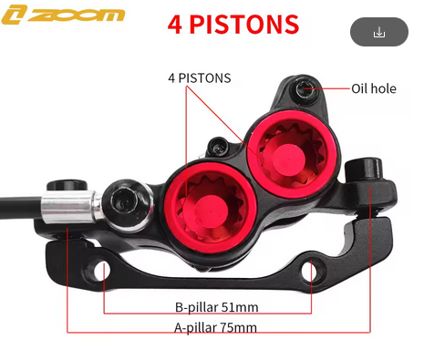 630mm Inverted Tubes 45mm 48mm (pair) - Double Adjustable (15mm axle)