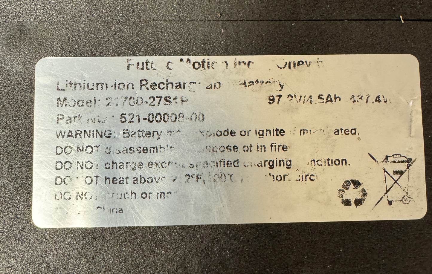 OneWheel GTS - Used Battery Pack