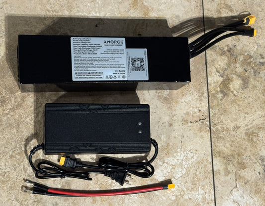 Amorge Battery 48v 20Ah 50A (10sec) High Capacity - Crazy Cart