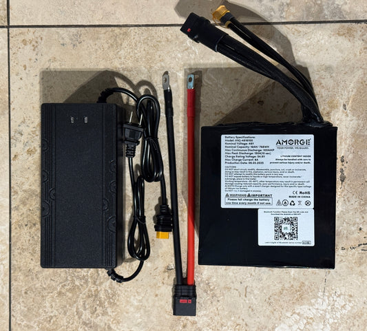 Amorge Battery 48v 16Ah 150A (10sec) High Power