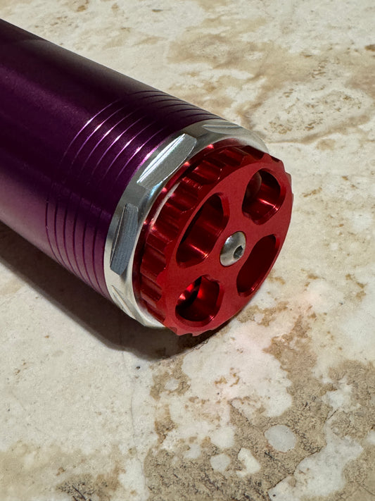 630mm Inverted Tubes 45mm 48mm (pair) - Double Adjustable (15mm axle)