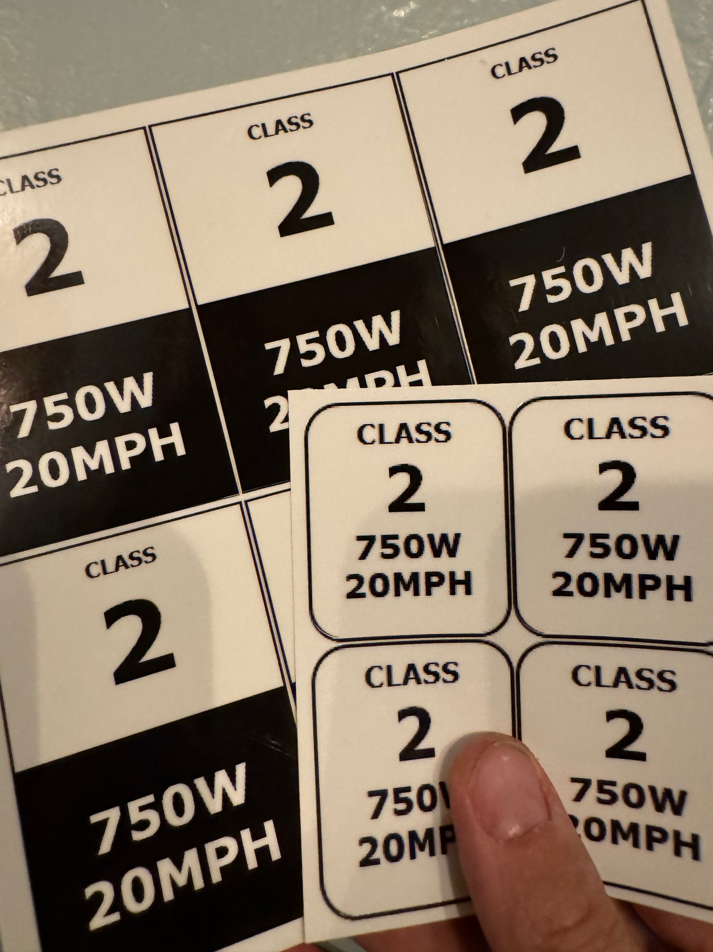 Compliance Stickers - Set of 2